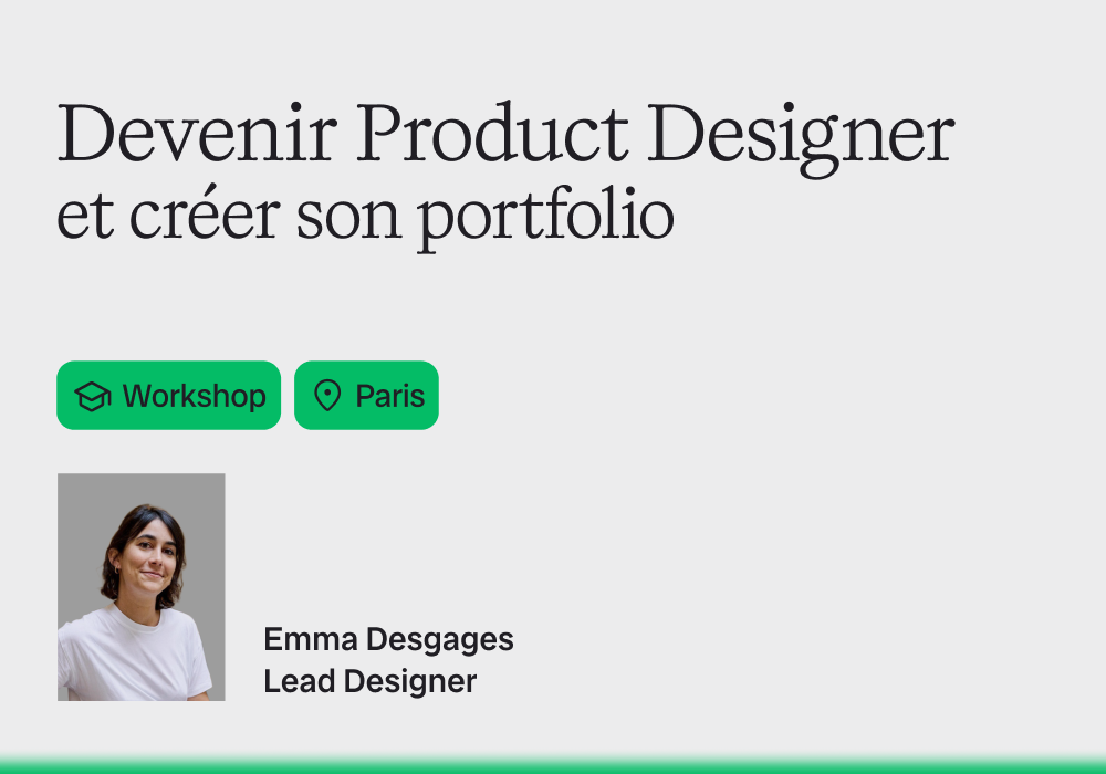 Devenir Product Designer & Créer son portfolio