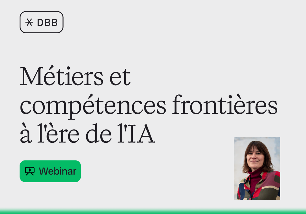 [DBB] Métiers et compétences frontières à l&rsquo;ère de l&rsquo;IA