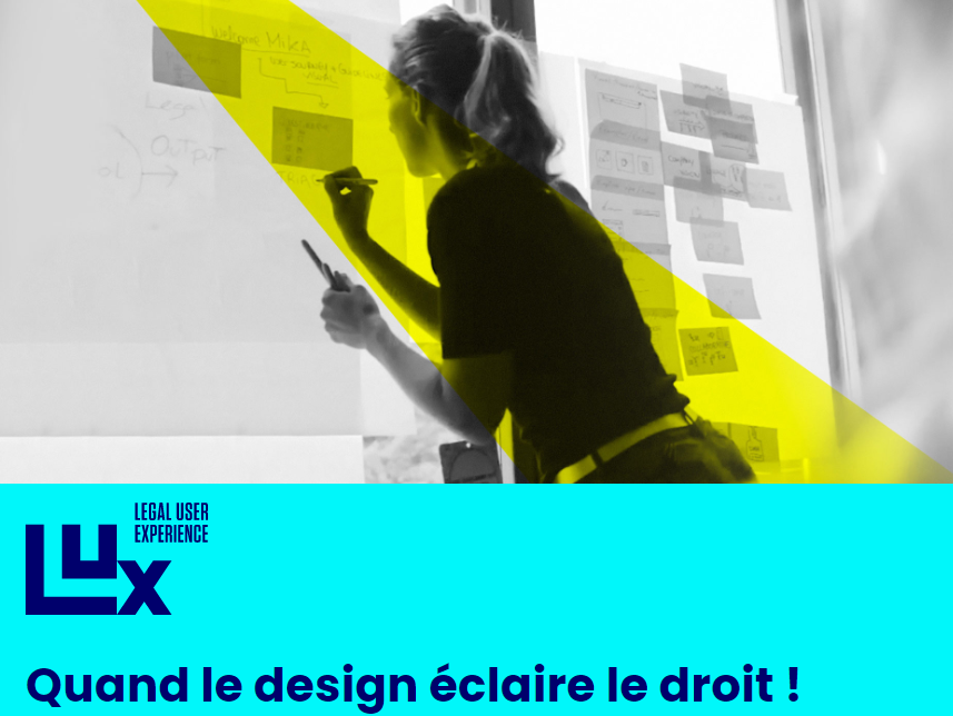 Capture d'écran de l'agence de Legal Design LUX