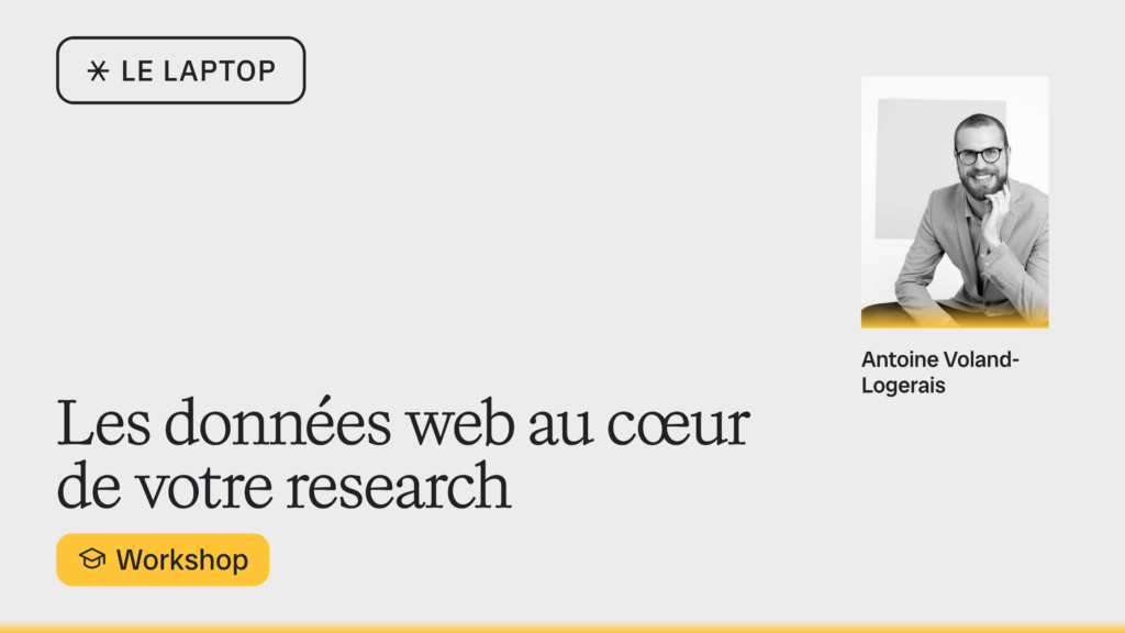 Les données web au coeur de votre Research