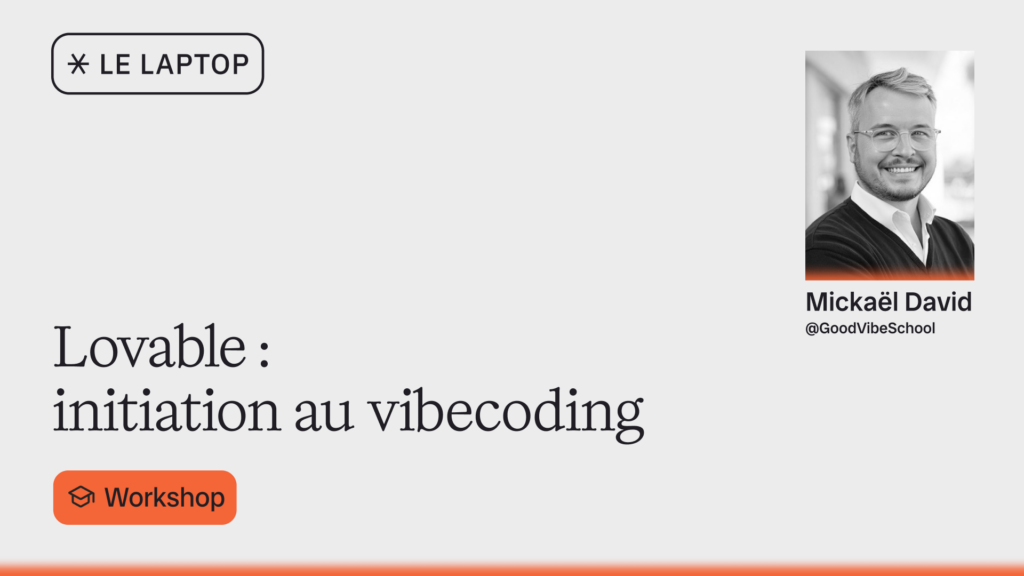 Initiation au vibe coding avec Lovable