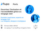 [Flupa Paris] Le langage clair, un outil d’inclusion et d’accessibilité