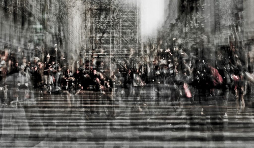 « Foules » d’Edouard Mortec